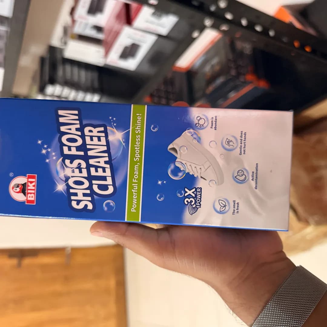 Shoe Cleaner Foam White Shoe Cleaning Kit with Brush & Towel