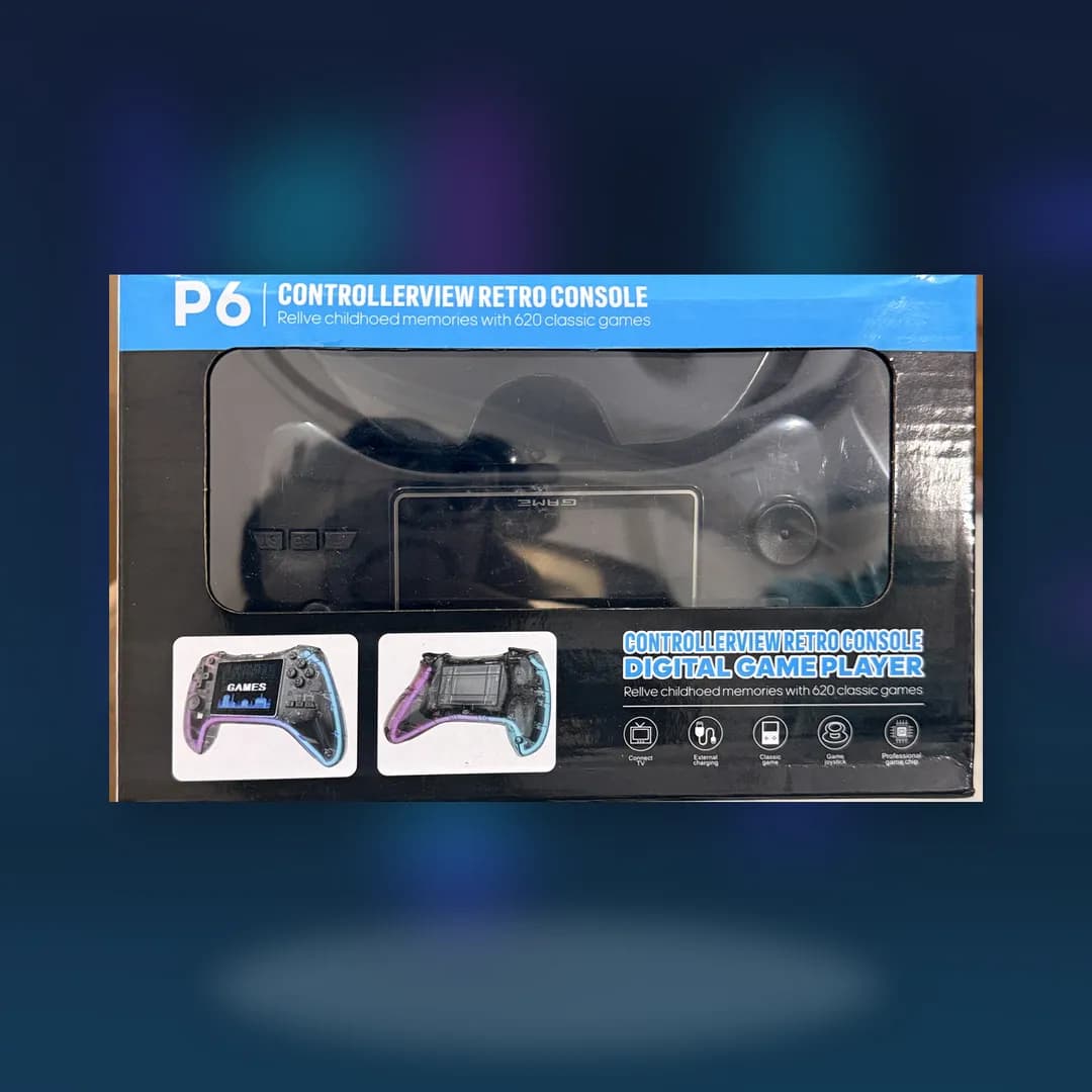 P6 Retro Game Console with 620 Classic Games & TV Support
